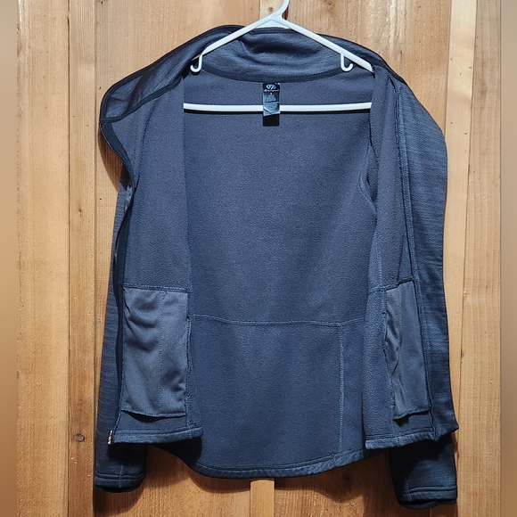 Champyion asymmetrical zipper athletic jacket size small black - Picture 2 of 6